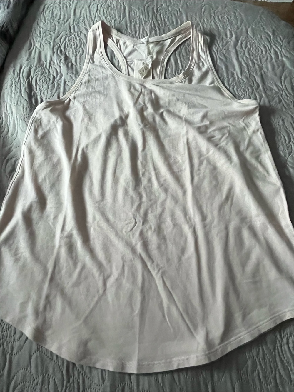 lululemon athletica Light Pink Pleated Love Tank